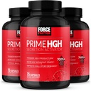 FORCE FACTOR Prime HGH Secretion Activator, 3-Pack, HGH Supplement voor mannen met klinisch bestudeerde AlphaSize om te helpen Trigger HGH productie, Verhoog de workout kracht, & verbeteren prestaties, 225 Tellen