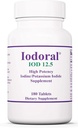 Jodium Tablets 12,5 mg voor voedingsondersteuning 180 tabletten Daily Supplement with Kaliumiodide for Wellness & Vitality 1 Pack