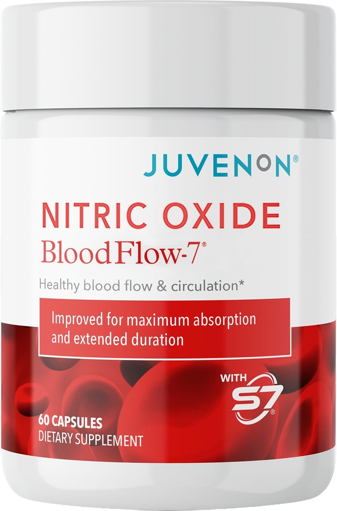Juvenon BloodFlow-7 Nitric Oxide Supplement met Nitrosigine