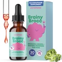 JoySpring Broccoli Supplement for Kids | Sulforaphane & Bacopa Monnieri Drops | Supports Cognitive Function | Vegan & Kid-Friendly