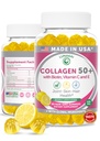 Lunakai USA Made Collageen Gummies for Women & Men Over 50, Biotin & Vitamin C, Ondersteunt huid elasticiteit, haar & nagel sterkte, gezamenlijke ondersteuning, 60ct