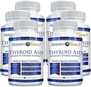 Onderzoek Verified® Schildklierhulp - Optimale schildklierfunctie met jood, koper en zink - 260 mcg Selenium - 100% puur - veganistisch vriendelijk - 60 capsules per fles - 6 flessen