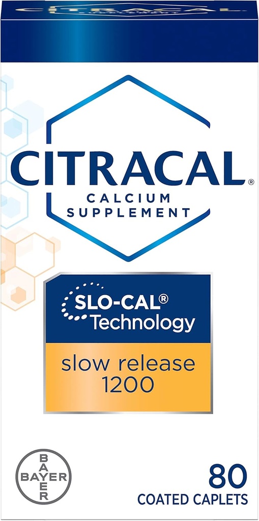 Citracal Calcium + D Slw Size 80ct Citrical Calcium + D 80 Count (Pack of 4)