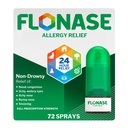 Flonase Allergie Relief Neusspray, 24 uur Non Drowsy Allergie Geneeskunde, Metered Neusspray - 72 Sprays - Vallen en seizoen Allergie Verlichting