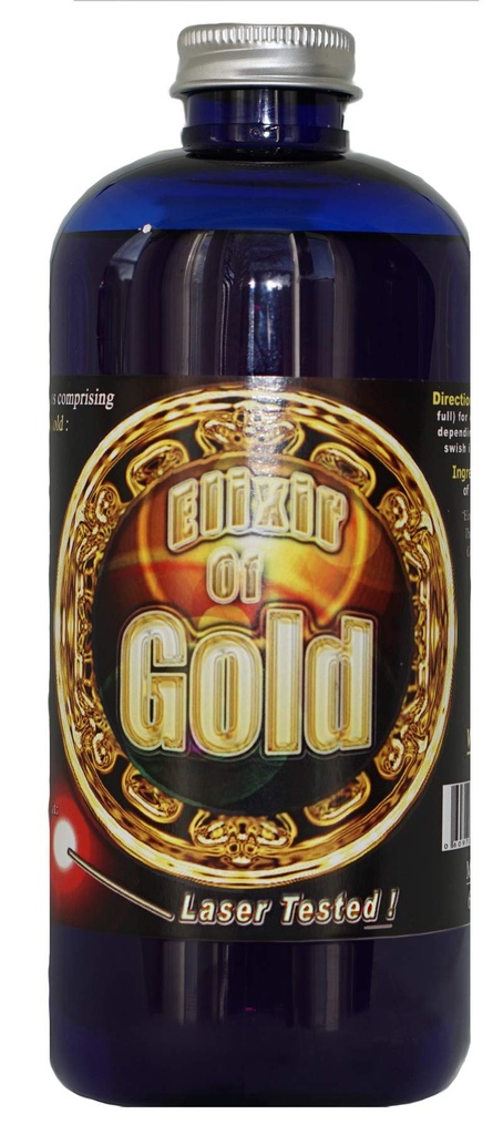 Elixir d'or, 8 oz., 240 PPM Concentré par Silver Mountain Minerals (Pureté Médicale Argent, la plupart Biodisponible colloïdalement Suspendu Nano particules)