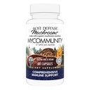 Host Defense MyCommunity Capsules - 17 espèces Mélanger le supplément de champignons pour le soutien immunitaire - Herbal Aid with Lion's Mane, Reishi. Chaga, Cordyceps, Turkey Tail & More - 60 capsules (30 portions)*