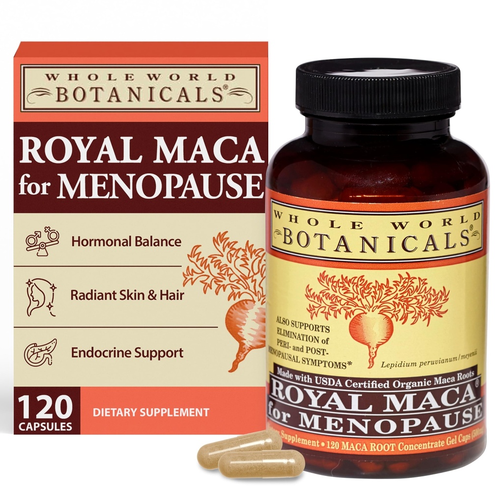 Royal Maca voor de Menopauze, 120 CT