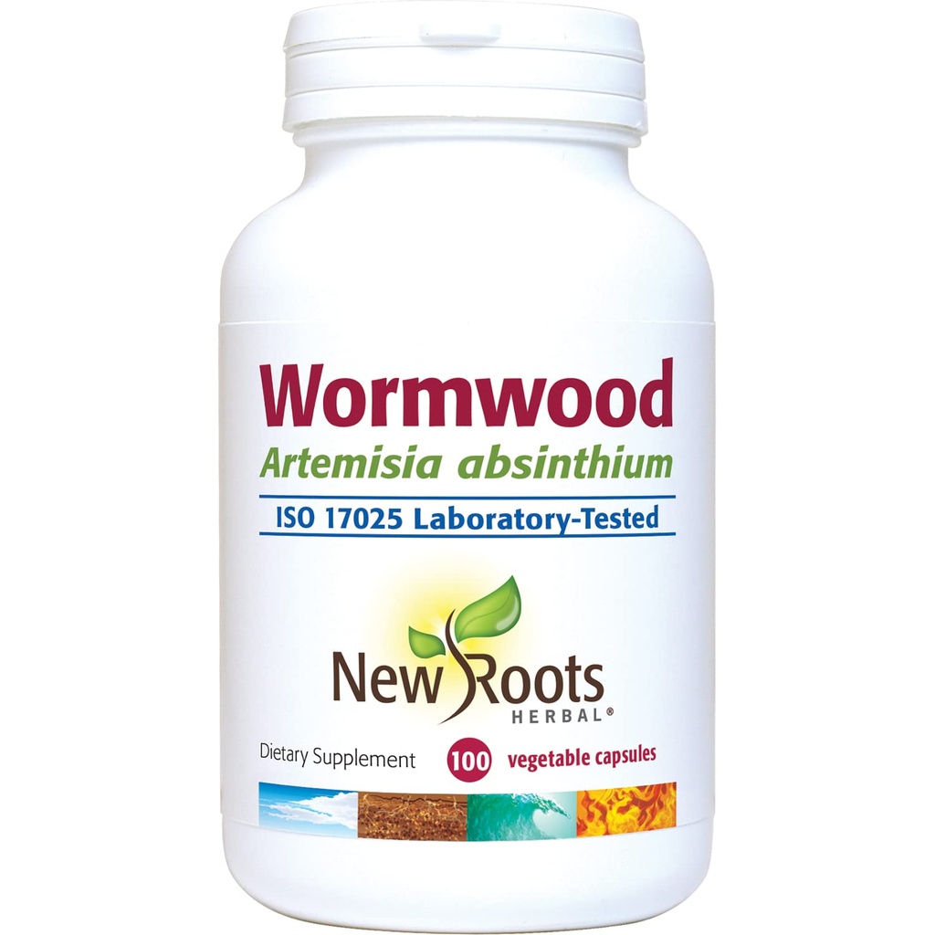 NEW ROOTS HERBAL Wormhout (100 Veg Caps) - Appetite, Digestie en Intestinal Balance Support - Non-GMO & Glutenvrij
