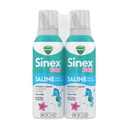 VICKS Sinex Baby Saline Nasal Spray, sans drogue doux Nasal Mist, efface instantanément tous les jours Stuffy Petits nez, apaise et hydrate, sans danger pour l'usage quotidien, doux pour tous les âges, 5 OZ x 2