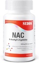 Supplementen, N-Acetyl Cysteine (NAC) 600mg, 60 Veg Capsules - Non-GMO, Glutenvrij