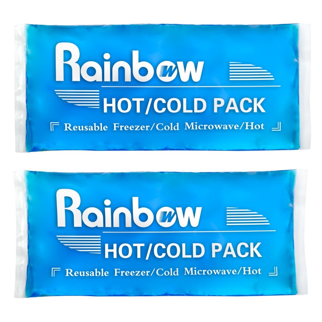 Soft Ice Packs Herbruikbare Gel Pack 2, Hot and Cold Gel Ice Packs for Injuries, Heathers, Joint Pain Relief, Comfort Ice Pack Flexibele therapie op nek, enkel, knie, been, schouder, elleboog, pols, voeten