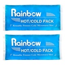 Soft Ice Packs Herbruikbare Gel Pack 2, Hot and Cold Gel Ice Packs for Injuries, Heathers, Joint Pain Relief, Comfort Ice Pack Flexibele therapie op nek, enkel, knie, been, schouder, elleboog, pols, voeten