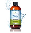 Liquid Zink Supplement by Nutrinoche: Biologische Liquid Drops - Ionische Zink en Picolinaat Alternatief - 99,99% Ultra Pure Crystalline Nano Deeltjes - voor volwassenen en kinderen - (8 oz)