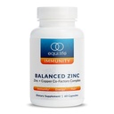 Equilife Balanced Zink, 15 mg Zink en Koper Co-Factor Complex Supplement met Vitamine C & Vitamine B6 voor dagelijkse immuniteit en Wellness Ondersteuning, Glutenvrij, Veganistisch, Niet GGO, 60 Capsules