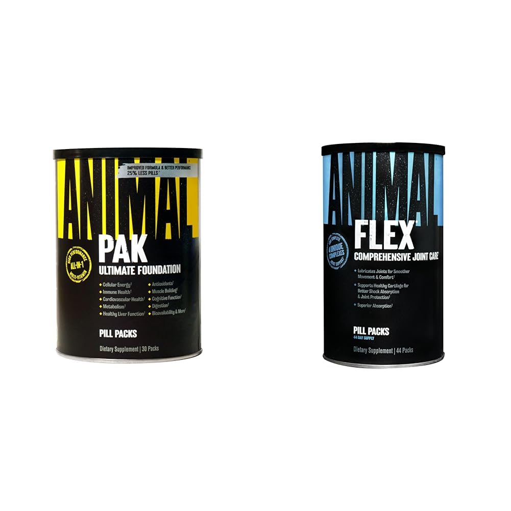 Animal Pak - Handige alles-in-één vitamine en supplement Pack & Flex 