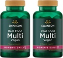 Véritables aliments Multivitamines Multiminérales Multivitamines Multiminérales Santé des femmes Trac Urinaire Stress Réponse aux ongles de peau désossée Soutien Supplément Vegan sans gluten sans OGM 90 Capsules Veggie Caps (2 Pack)