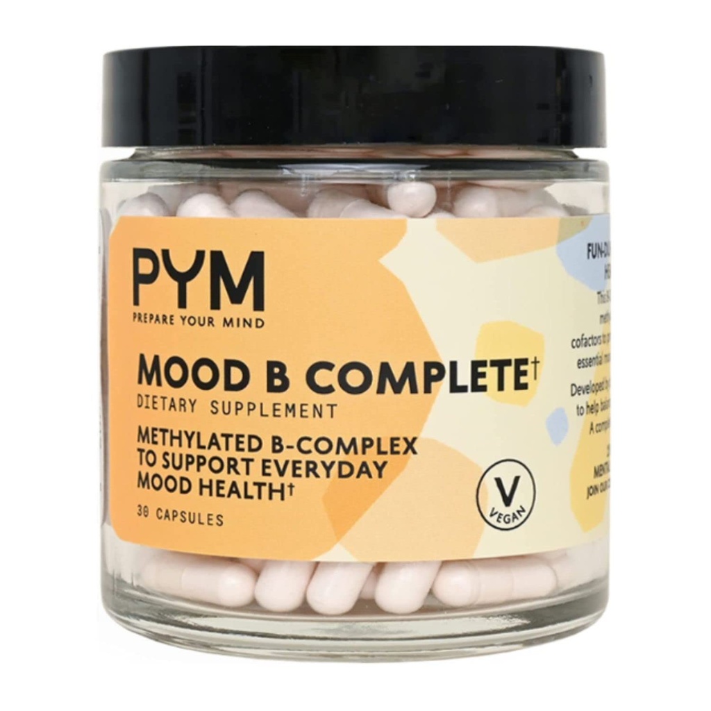 Vitamine B Complex Mood Support Supplement by PYM (30 tellingen) 
