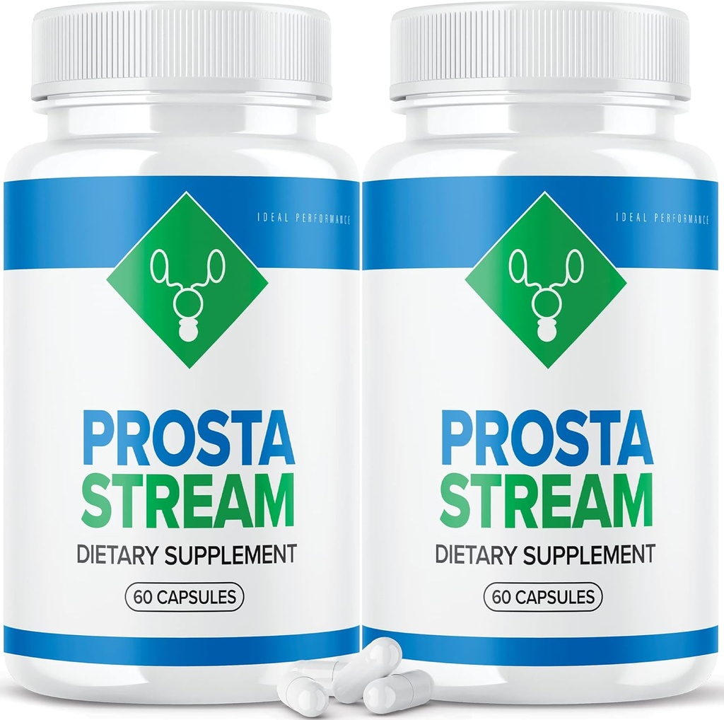 Idéal Performance (2 Pack) Prosta Stream Supplément Prostastream Pills (120 Capsules)