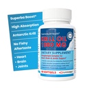 Rawleigh Premium Red Krill Oil: 60 Non-GMO Softgels, 1000mg Euphasia Superba Oil a Day, Rich in Choline, Fosfolipiden, Astaxanthine, EPA & DHA Omega-3 vetzuren, voor hart, gewrichten, hersenen gezondheid
