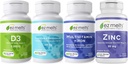 EZ Melts Essential Men's Health Bundle, sans sucre, 1-3-Mois