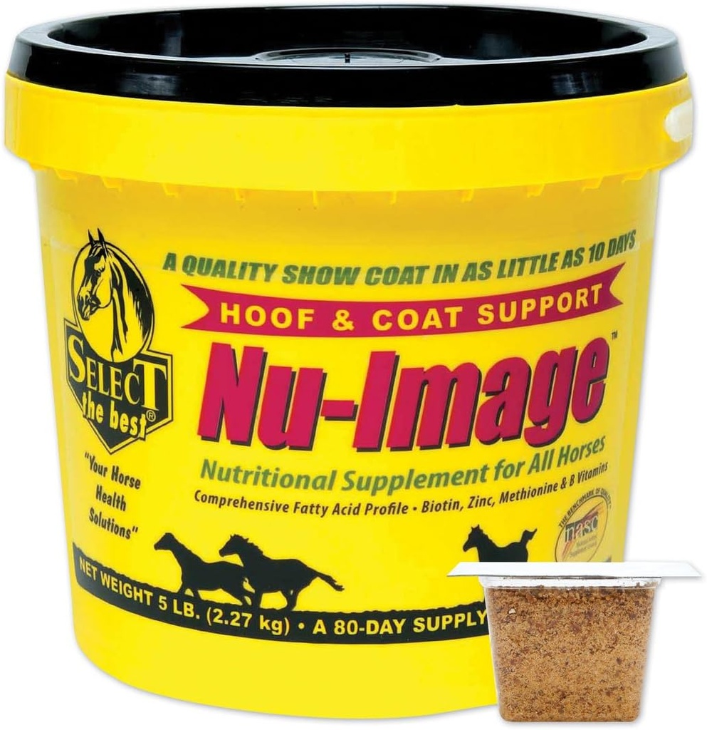 Selecteer de beste Dark Horse Nu-Image Hoof & Coat Support voor paarden