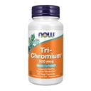 NOW Voedingssupplementen, Tri-ChromiumTM 500 mcg met kaneel, insulineco-Factor*, 90 Veg capsules
