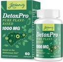 1000 MG Voorzichtige ontgifting, high-potent, Gut Cleanse & Detox Capsules for Women & Men, Natural Detoxification, Colon, Lever, Antioxidant & Digestief Ondersteuning, 60 Capsules