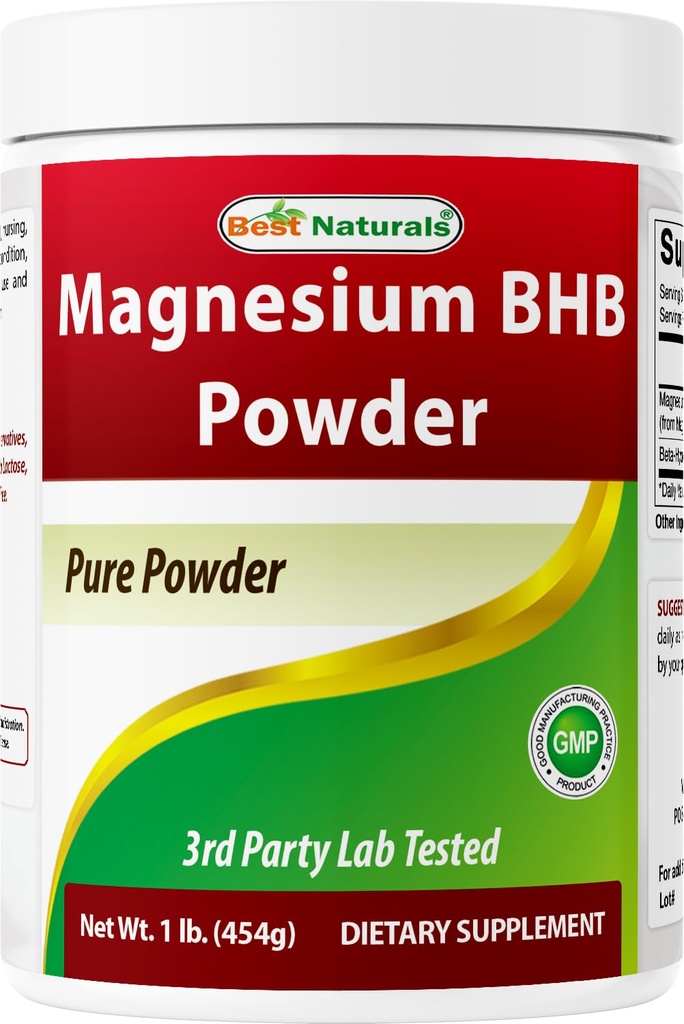 Best Naturals Magnesium BHB Poeder 1 Lb