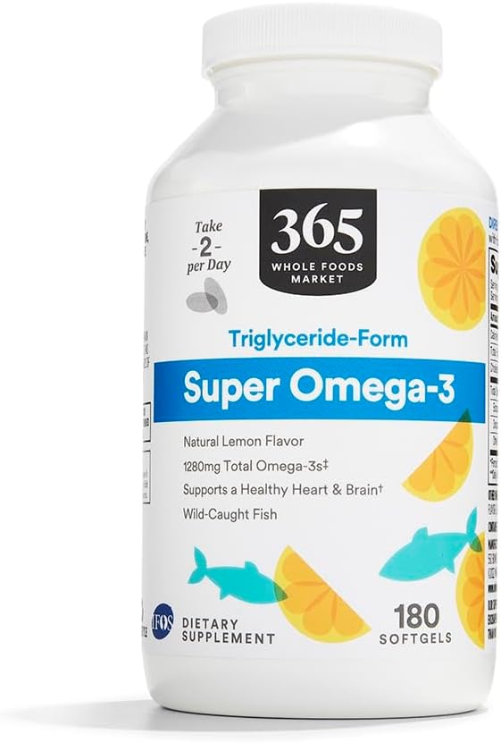365 door Whole Foods Market, Super Omega 3, 180 Tellen