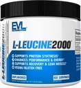 Evlutie Voeding L-Leucine 2000 - eiwitsynthese, Recovery & Muscle Support - Performance & Energy - 2000mg L-Leucine - Glutenvrij en veganistisch - Unflavored Dietary Supplement Powder - 100 Servings