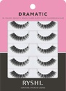 Ryshi Valse wimpers met 5 paar, Dramatic Look met zelfklevende en herbruikbare Lash Set, Verbeter natuurlijke schoonheid voor extra volume