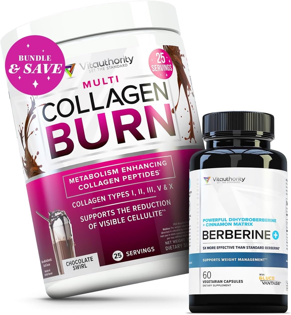Vitauthority Multi Collageen Burn Chocolate and Berberine