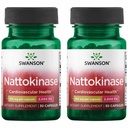 Swanson Nattokinase 2000 Unités Fibrinolytiques 100 Milligrammes 30 Capsules Enzyme (2 Pack)