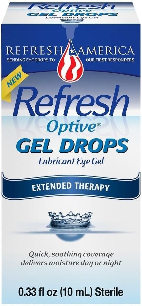Refresh Optive Gel Drops 0,33 Fl Oz (10 ml) Per fles - 2 flessen