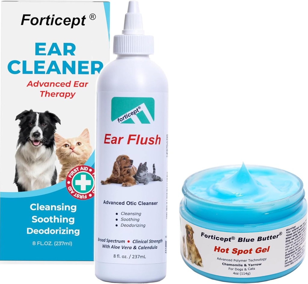 Forticept WounHot Spot Behandeling en oorinfectie Behandeling voor honden