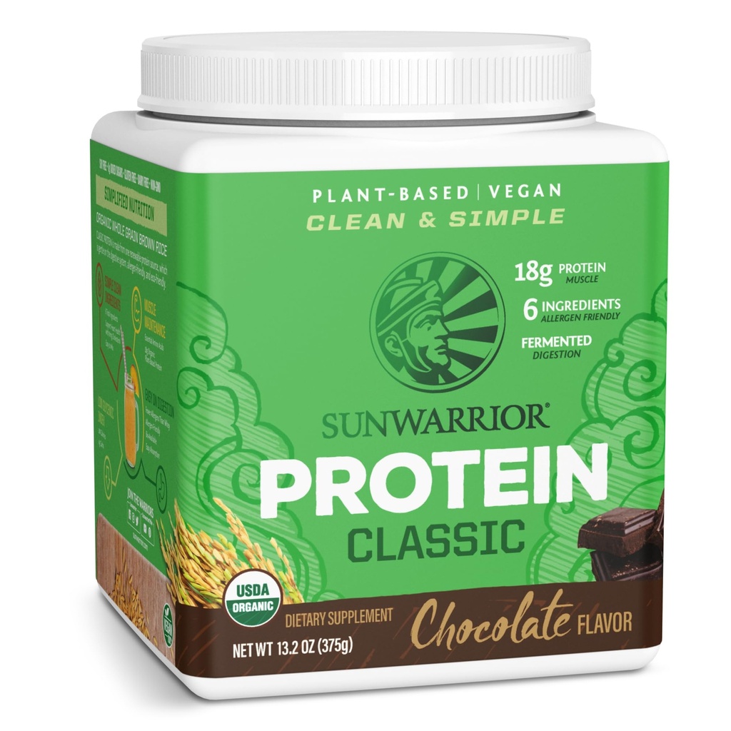 Bruin Rice Proteïne Poeder met Bcaa & Aminozuren Raw Rice Proteïne Shake Glutenvrij Low Carb Dairy Free 