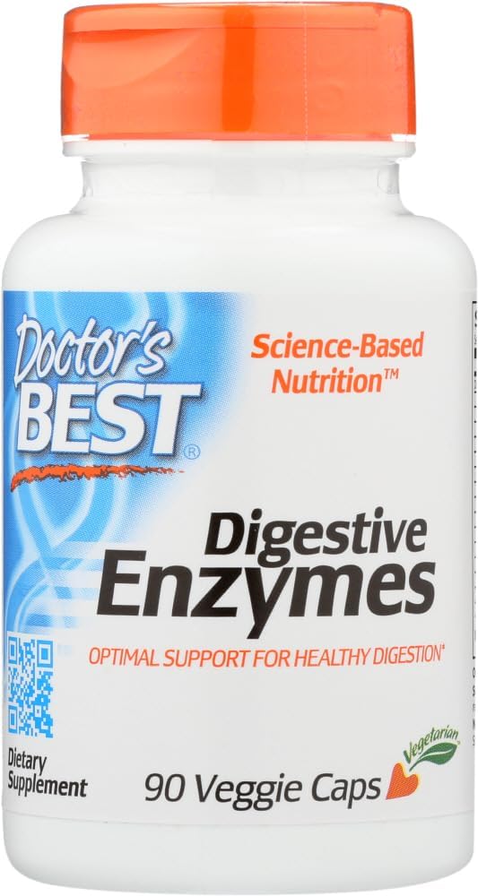 Best Decompensative Enzymes, Plantaardige Capsules, 90 Tellen