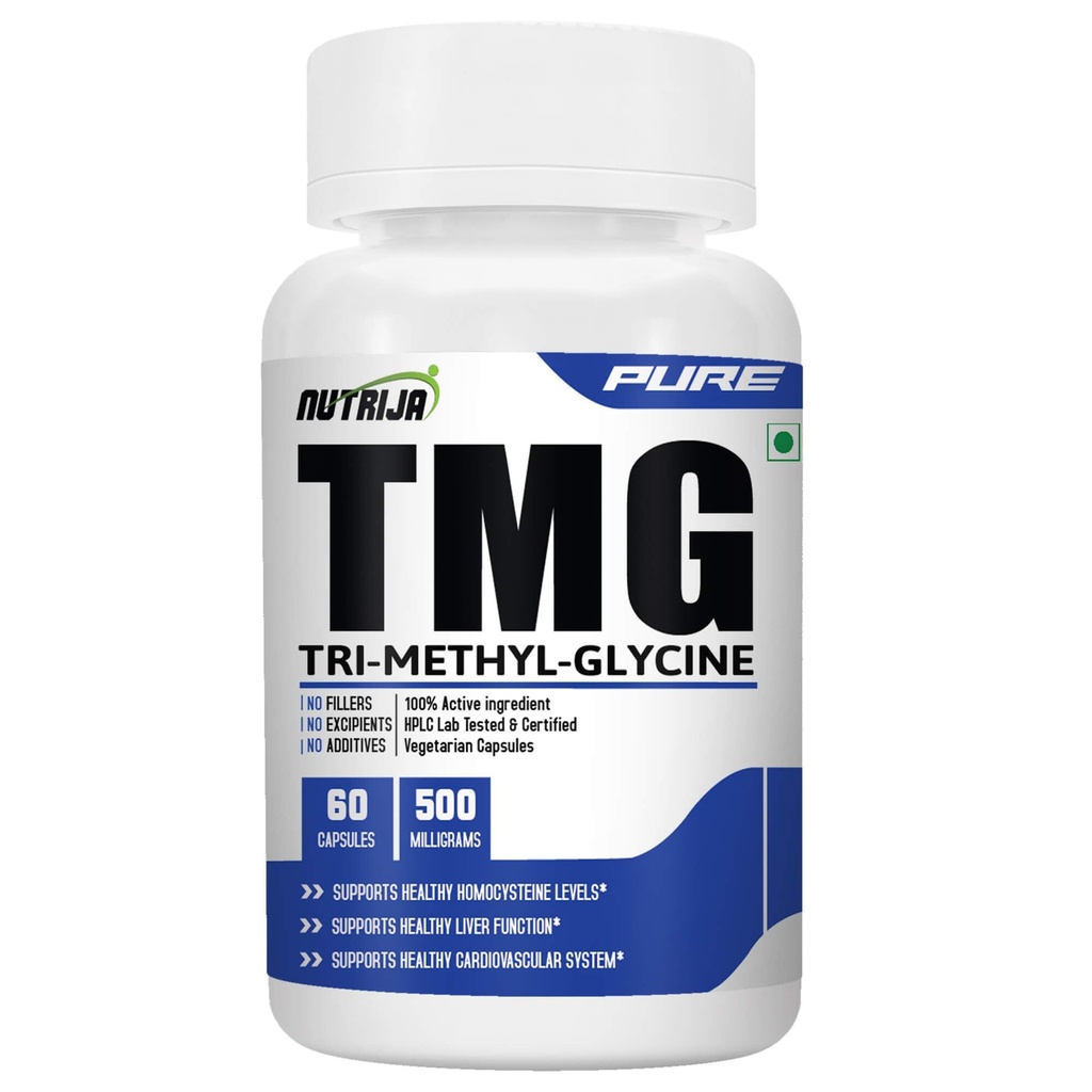 NutriJa-TRIMETHYLpiperazine (TMG) 500MG - 60 Capsules