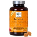 NIEUWE NORDIC Kurkuma Curcumin Gummies, Suikervrij, 300 mg Kurkuma supplement voor mannen en vrouwen, Ondersteunt normaal werkende gewrichten, knieën, schouders, Mango Orange, 60 Tellen