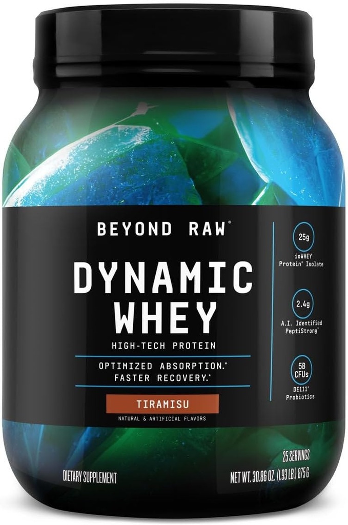 Voorbij Raw Dynamic Whey High-Tech Protein - Tiramisu (25 Servers)