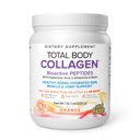 Facteurs naturels, Collagène total du corps, Peptides Bioactifs Poudre pour la peau, les cheveux et les articulations sains, Orange