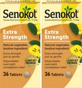 Senokot Extra sterkte natuurlijke plantaardige Laxative voor een zachte overnachting verlichting Occasional Constipatie, 36 Tellen (pakket van 2)