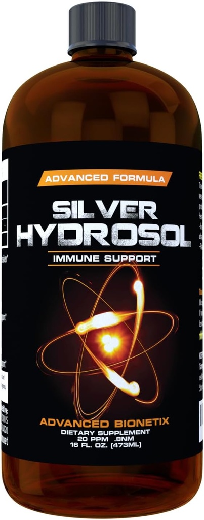 Apotheek Aanbevolen 16 oz Advanced Bionetix Collective Silver Hydrosol, Alle Natuurlijke & Promoot een gezond immuunsysteem. Collectief zilver dat eigenlijk werkt!