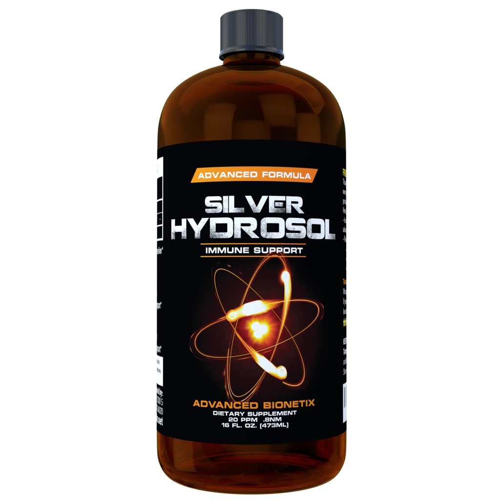 Apotheek Aanbevolen 16 oz Advanced Bionetix Collective Silver Hydrosol, Alle Natuurlijke & Promoot een gezond immuunsysteem. Collectief zilver dat eigenlijk werkt!