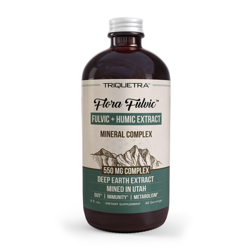 Flora Fulvic (en anglais seulement) Acide fulvic + Complexe acide humique – 550 mg (en anglais seulement) Mined in Utah, Prehistoric Deep Earth Extract (en anglais seulement) Immunity, Gut, Digestion – Complexe minéral de trace naturelle, Supplément acide fulvic – 8 fl oz.