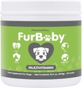 NaturesPlus FurBaby Multivitamine voor honden - 10.4 oz - Ondersteunt Joint Health, Immune Function, Healthy Coat & Energy Production - Non-GMO - 60 Servers