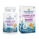 Nordic Naturals Complete Omega Jr., Citroen - 90 Mini Zachte Gels - 283 mg Totaal Omega-3s & 35 mg GLA - Gezonde cognitie, Zenuwstelselfunctie - Non-GMO - 45 porties