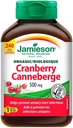 Jamieson Cranberry 500mg, 240 Capsules végétaliennes