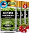 Dihydroberinesupplement - Dehydro berberinesupplement - Super berberinesupplement met Ceylon kaneel & R Alpha Lipoïnezuur & Apigenine - Hydroberberine 480 capsules (4 verpakkingen)