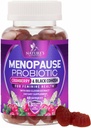 Menopauze supplementen voor vrouwen - 3 miljard CFU natuurlijke menopauze verlichting voor milde Hot Flashes & Night Sweats, PH, Vaginale gezondheidsondersteuning Probiotica voor vrouwen Gummy, Probiotische supplement - 60 Gummies